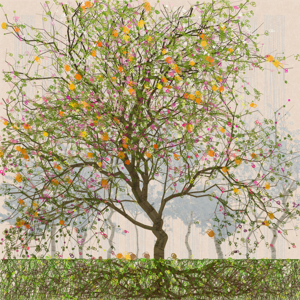 Orchard #50, 2022. Matt Perkins. MIME: application/x-directory, Token: FA2, Storage: IPFS, Contract: KT1...