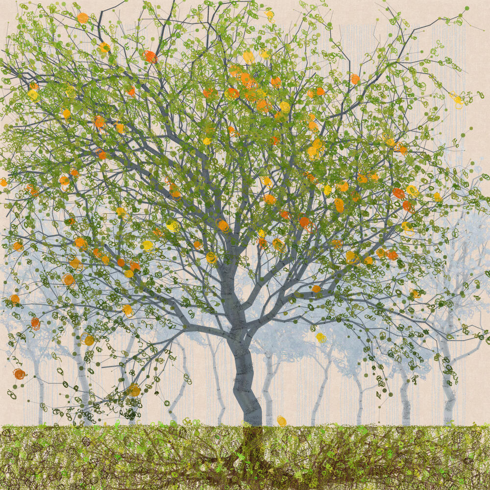 Orchard #274, 2022. Matt Perkins. MIME: application/x-directory, Token: FA2, Storage: IPFS, Contract: KT1...