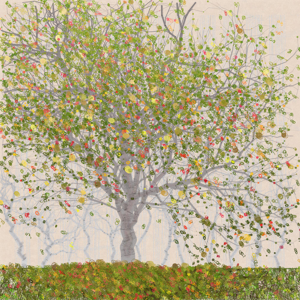 Orchard #207, 2022. Matt Perkins. MIME: application/x-directory, Token: FA2, Storage: IPFS, Contract: KT1...