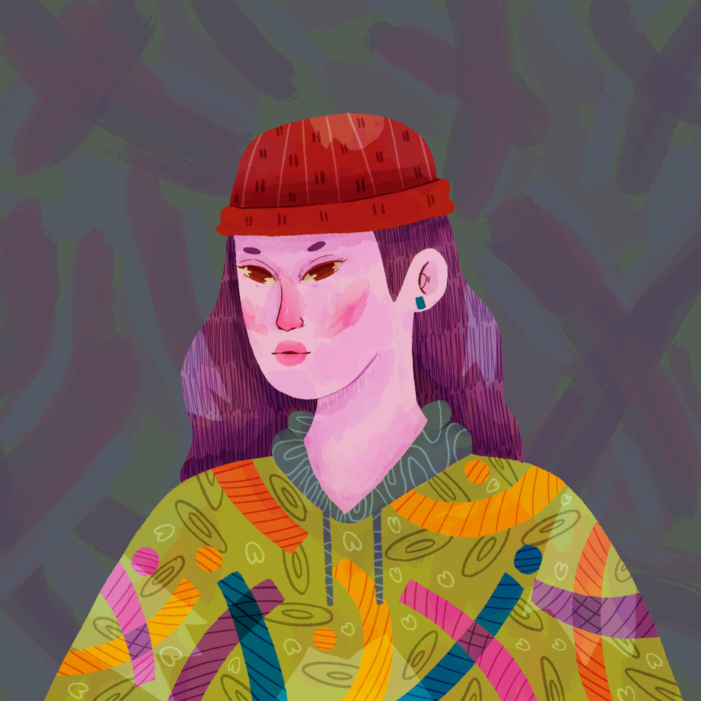 ROUNDHEAD#11, 2021. Carlos de Andrade. MIME: image/png, Token: FA2, Storage: IPFS, Contract: KT1...