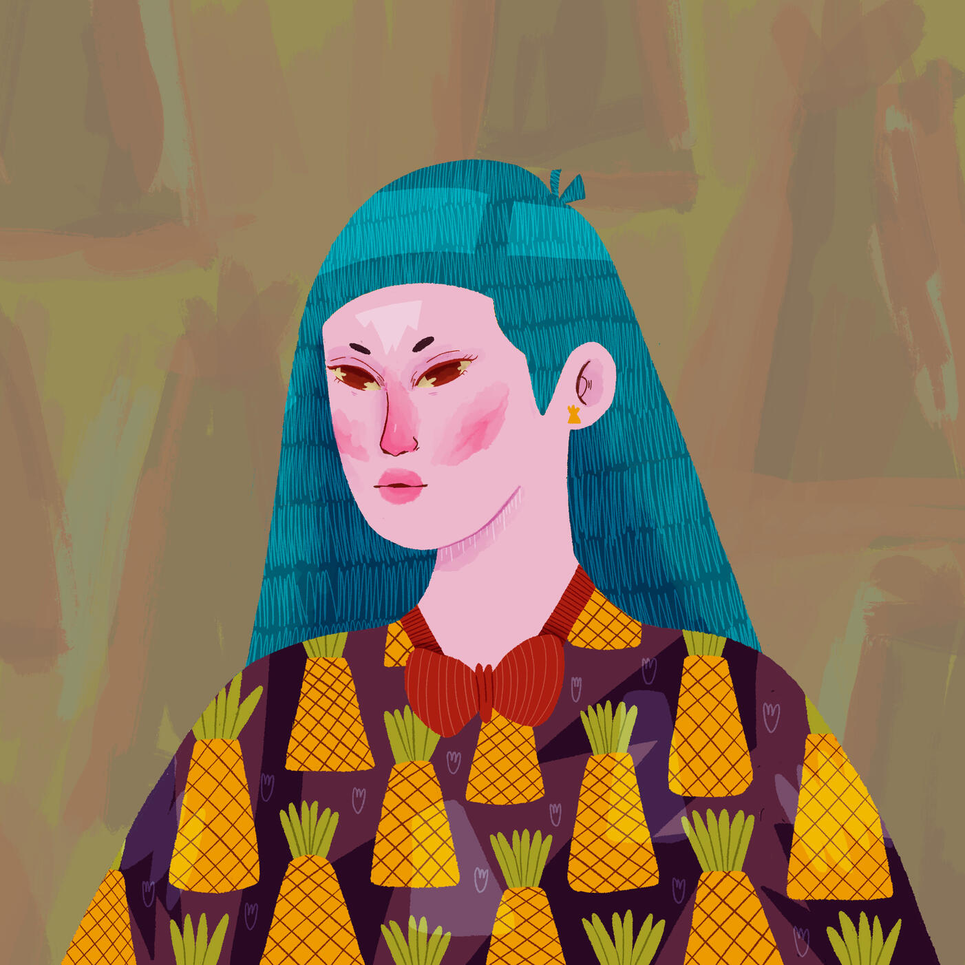 ROUNDHEAD#14, 2021. Carlos de Andrade. MIME: image/png, Token: FA2, Storage: IPFS, Contract: KT1...