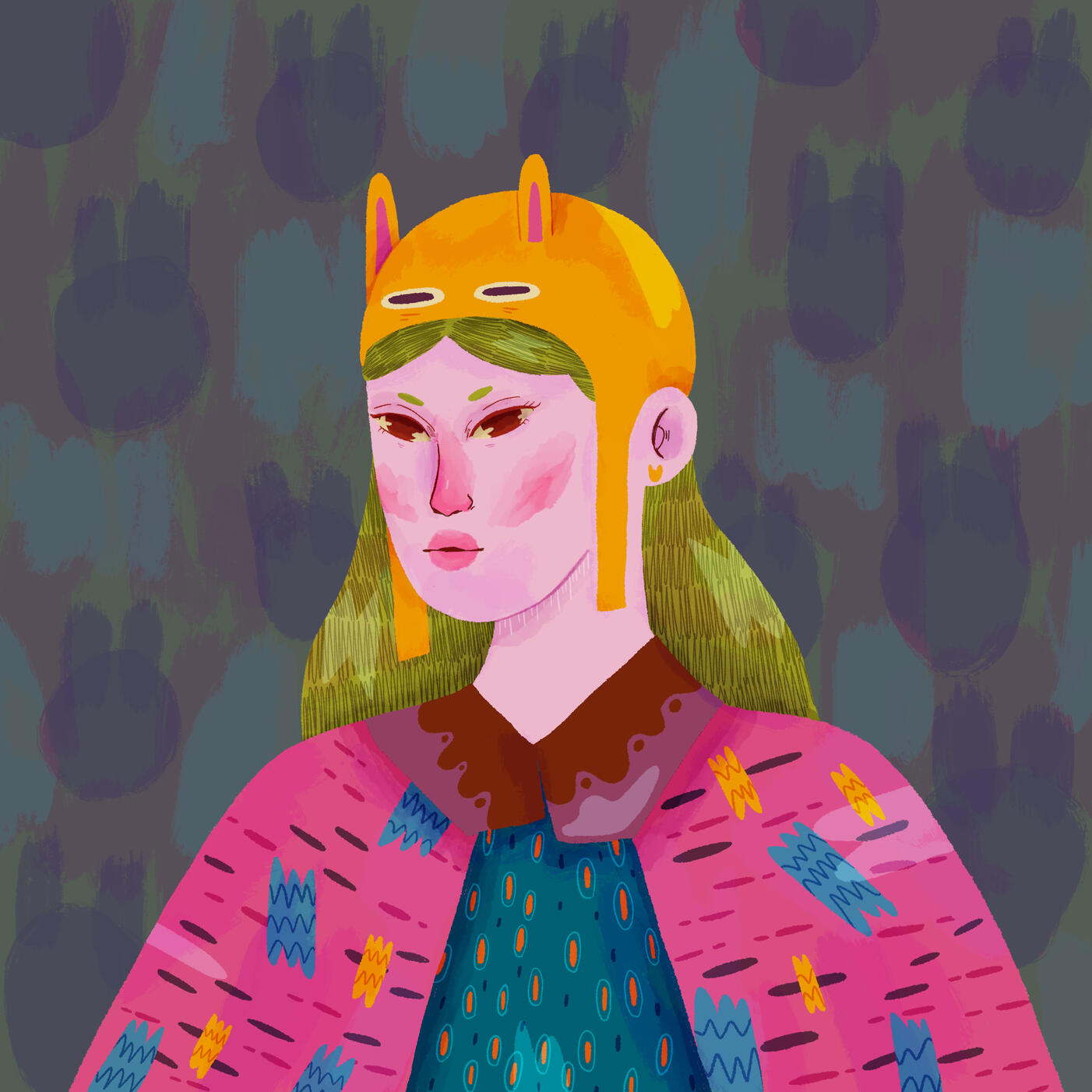 ROUNDHEAD#11, 2021. Carlos de Andrade. MIME: image/png, Token: FA2, Storage: IPFS, Contract: KT1...