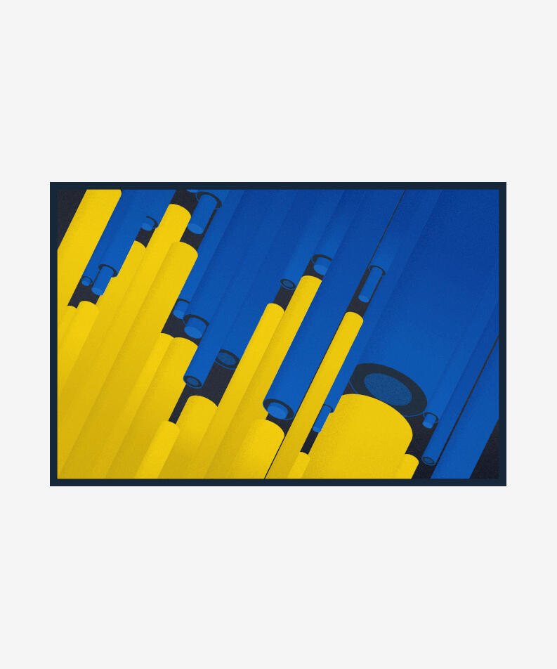 Todemashi Italy 🇺🇦 UKR/Cuts #1, 2022 Code-based generative, editioned