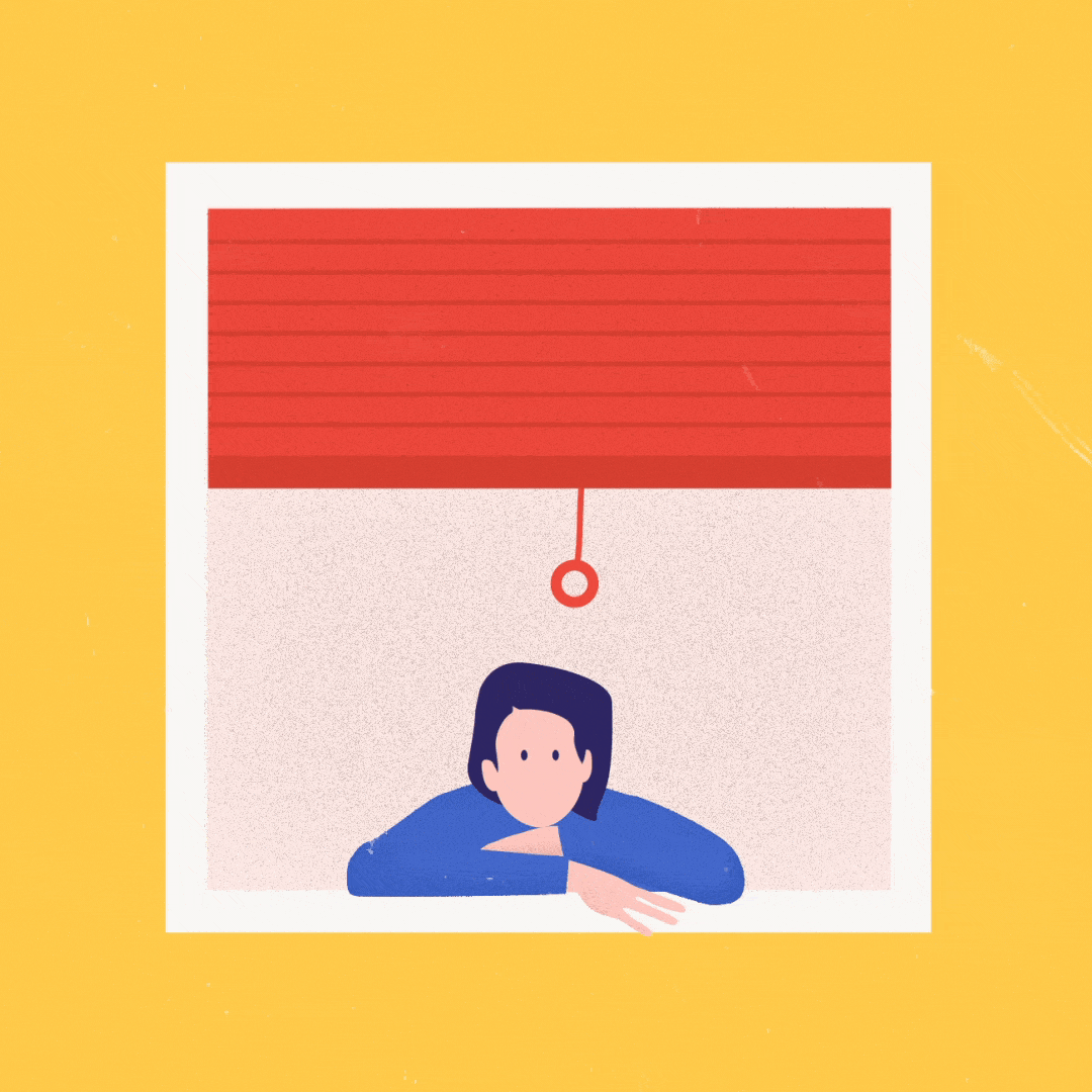 Quarantine loops (Woman in the window), 2022. Anugrah Agung. MIME: image/gif, Token: FA2, Storage: IPFS, Contract: KT1...