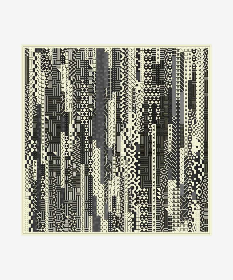 artplusbrad Unknown Over the Air, 2022 Code-based generative, long-form