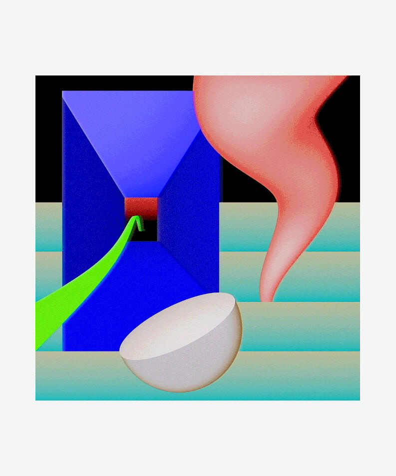 Gozo Spain Late Tide, 2024 3D-rendered, editioned