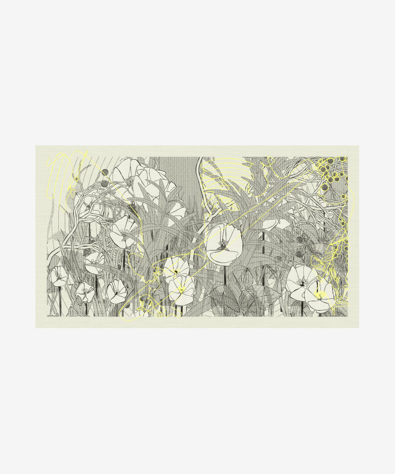 Michaël Zancan France Charcoal Seeds, 2023 Code-based generative, editioned