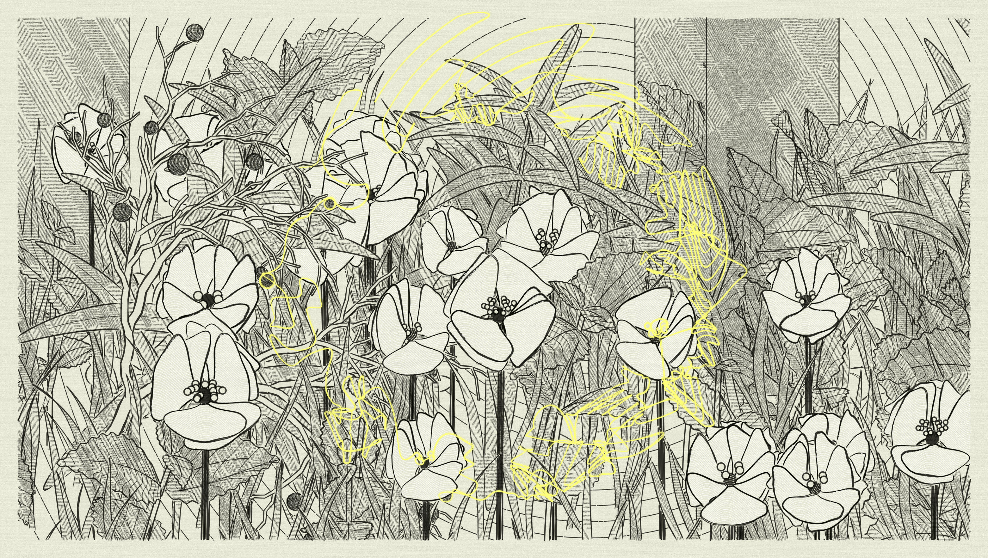 Charcoal Seeds #282, 2023. Michaël Zancan. MIME: application/x-directory, Token: FA2, Storage: IPFS, Contract: KT1...