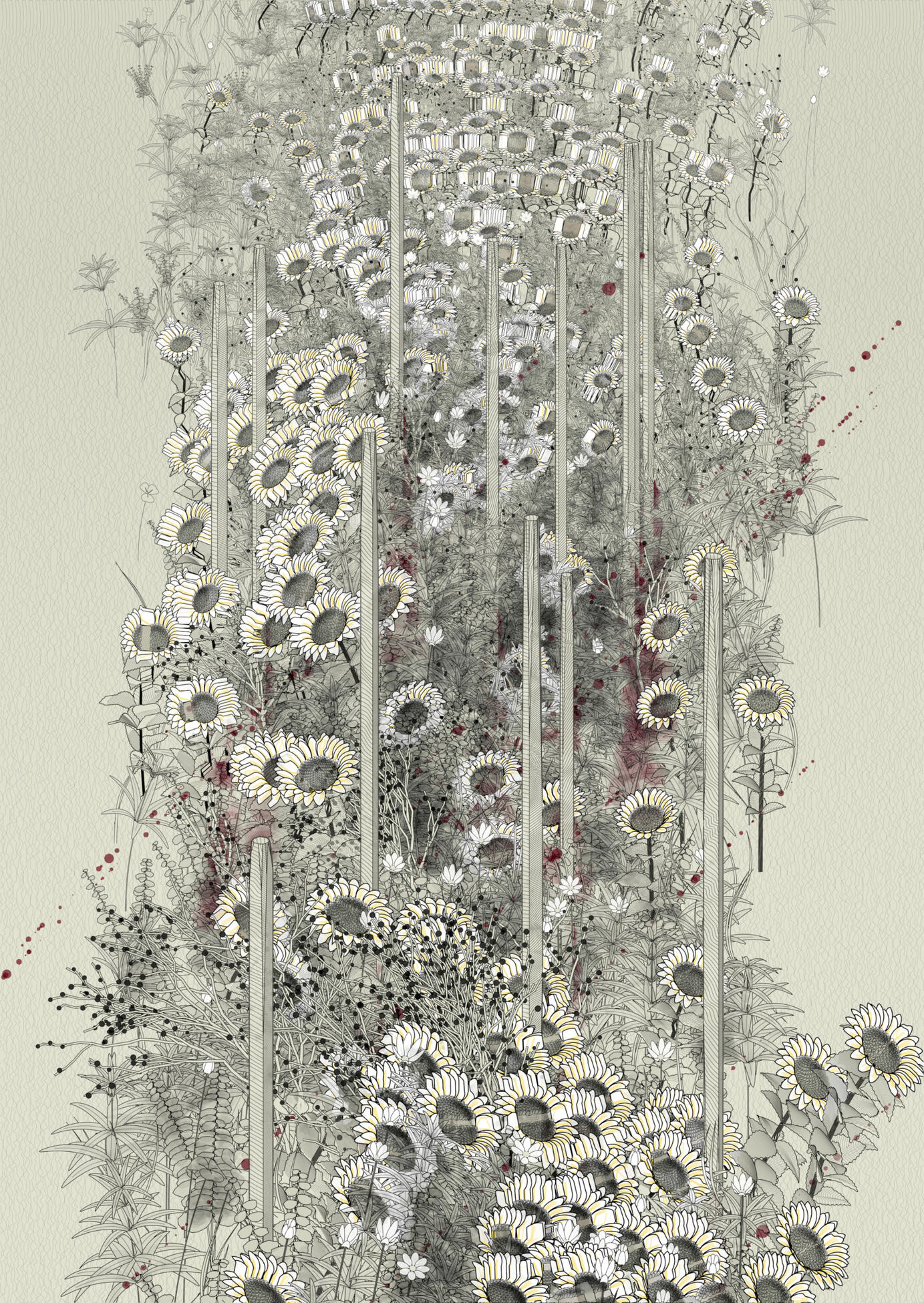 Sunflowers, 2022. Michaël Zancan. MIME: image/jpeg, Token: FA2, Storage: IPFS, Contract: KT1...