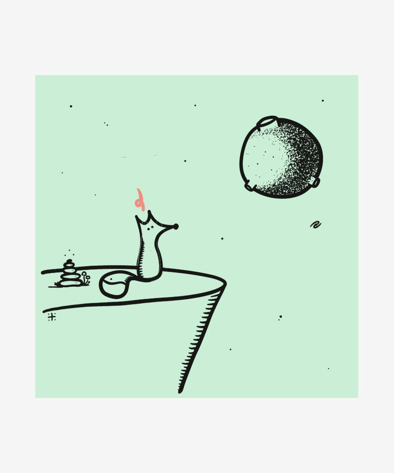 Juan Manuel Yañez Argentina Breathe, Feel, Vibe, Behold, 2021 Digital illustration, editioned