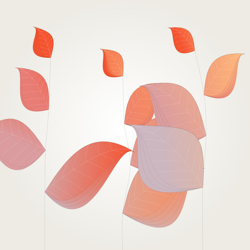 Colorleaves #151, 2021. Aleksandra Jovanić. MIME: application/x-directory, Token: FA2, Storage: IPFS, Contract: KT1...