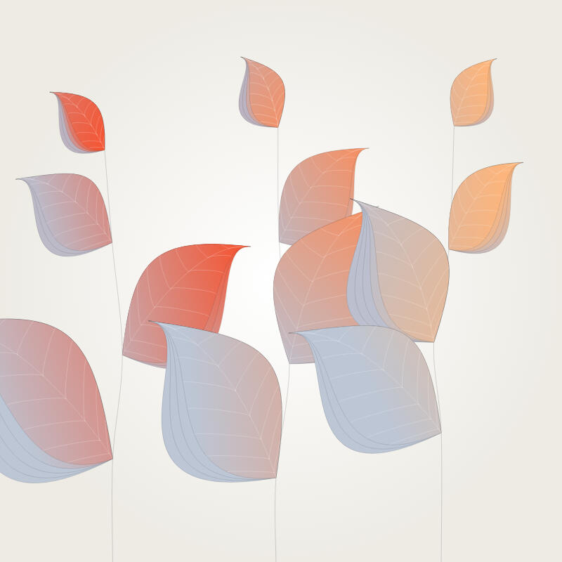 Colorleaves #92, 2021. Aleksandra Jovanić. MIME: application/x-directory, Token: FA2, Storage: IPFS, Contract: KT1...