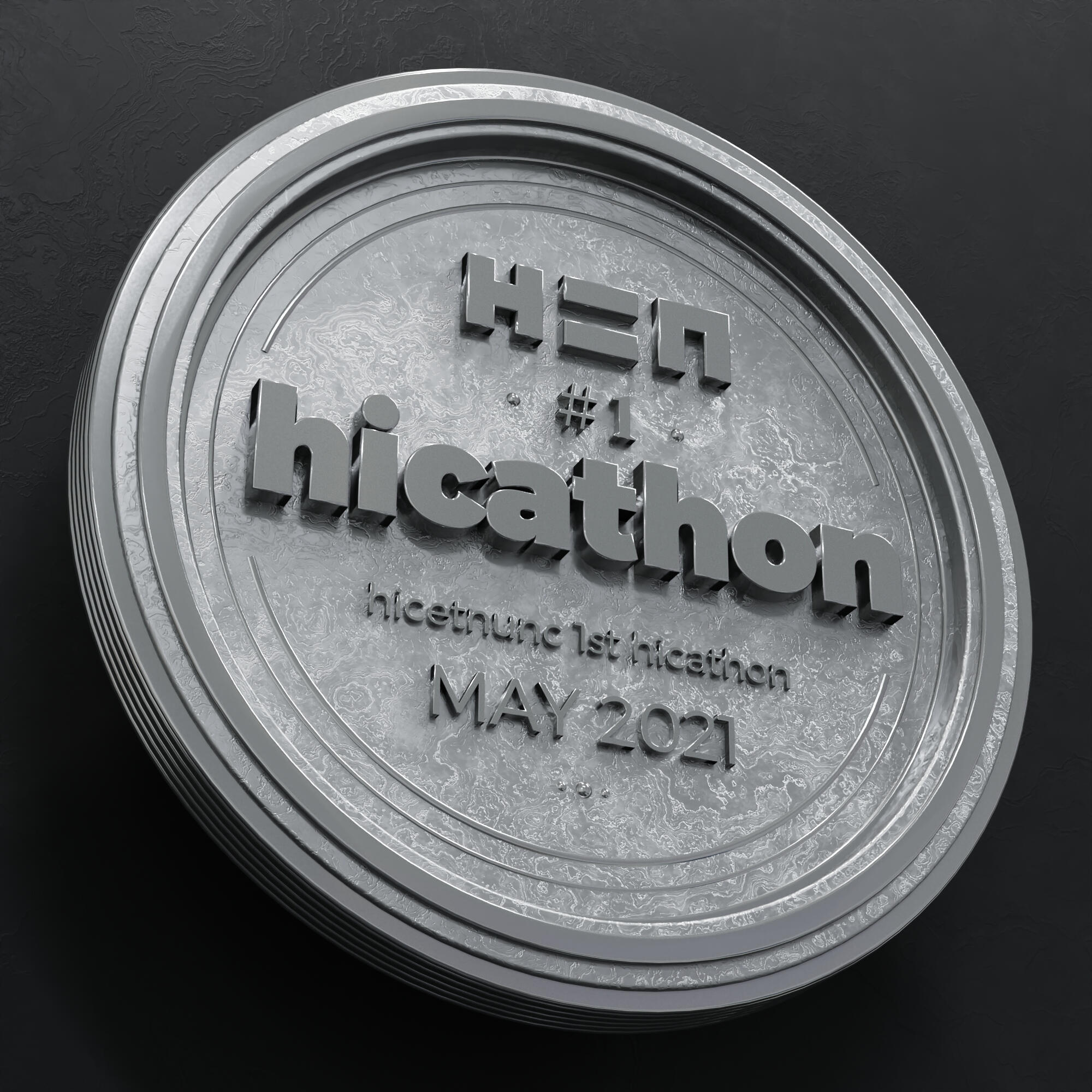 HIC Medallion, 2021. Daniel Herdianto. MIME: image/jpeg, Token: FA2, Storage: IPFS, Contract: KT1...