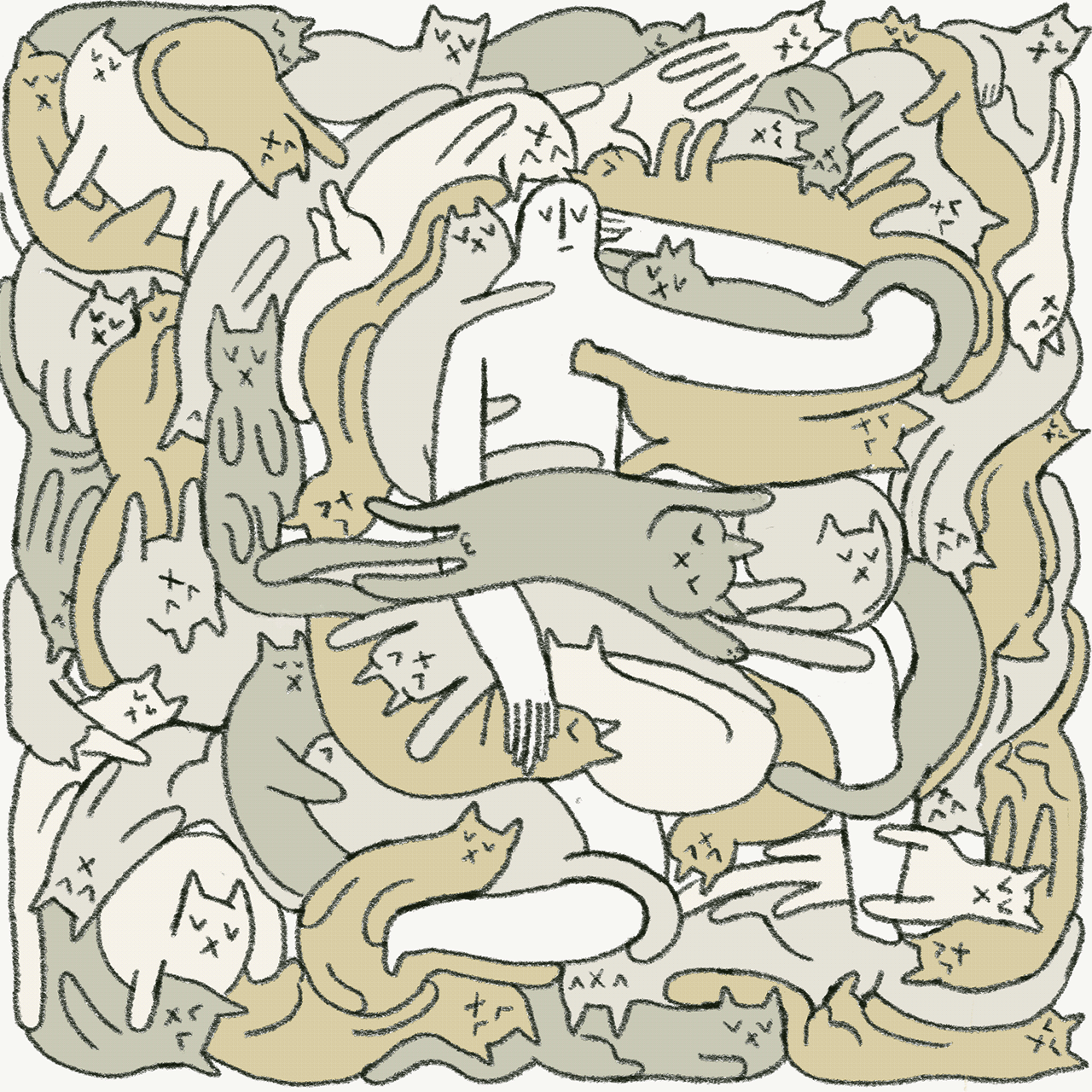 Cat Sleep #2, 2021. Cem Hasimi. MIME: image/gif, Token: FA2, Storage: IPFS, Contract: KT1...