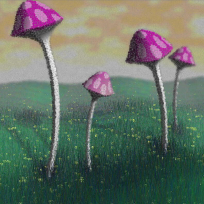 Giants of the Meadow #136, 2022. Pablo Román Andrioli. MIME: application/x-directory, Token: FA2, Storage: IPFS, Contract: KT1...