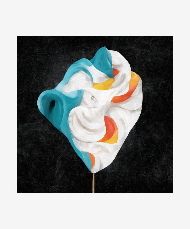 Huemin Unknown Scratch 01, 2022 CLIP-guided diffusion, editioned