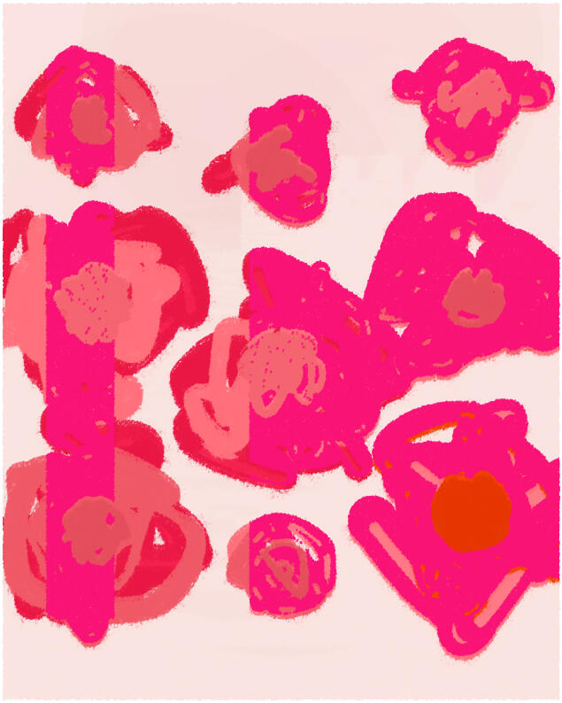 Eyeshadow Roses #472, 2022. Sarah Ridgley. MIME: application/x-directory, Token: FA2, Storage: IPFS, Contract: KT1...